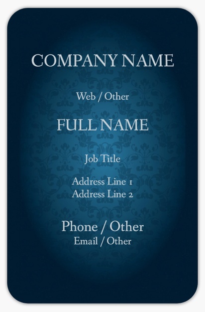 Design Preview for Design Gallery: Secretarial & Administrative Services Rounded Corner Business Cards, Rounded Standard (85 x 55 mm)