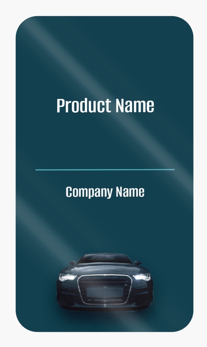 Design Preview for Design Gallery: Auto Dealers Product Labels on Sheets, Rounded Rectangle 8.7 x 4.9 cm