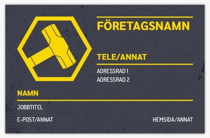 Förhandsgranskning av design för Designgalleri: Grävning Visitkort standard, Standard (85 x 55 mm)