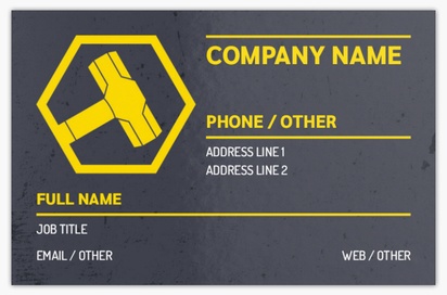 Design Preview for Design Gallery: Excavation Metallic Business Cards