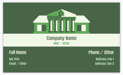 Design Preview for Design Gallery: Mortgages & Loans Standard Business Cards, Standard (91 x 55 mm)