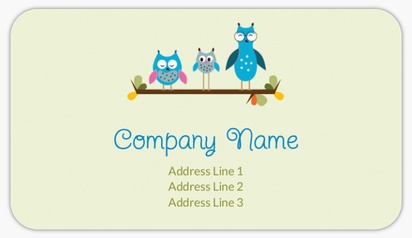 Design Preview for Design Gallery: Nursery Schools Mailing Labels, 8.7 x 4.9 cm