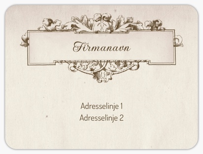 Forhåndsvisning af design for Designgalleri: Detailhandel Postlabels, 10 x 7,5 cm