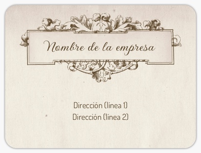 Vista previa del diseño de Galería de diseños de etiquetas para envíos para arte y entretenimiento, 10 x 7,5 cm