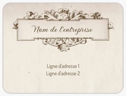 Aperçu du graphisme pour Galerie de modèles : étiquettes postales pour commerces et boutiques, 10 x 7.5 cm