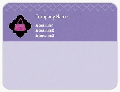 Design Preview for Design Gallery: Fashion & Modelling Mailing Labels, 10 x 7.5 cm