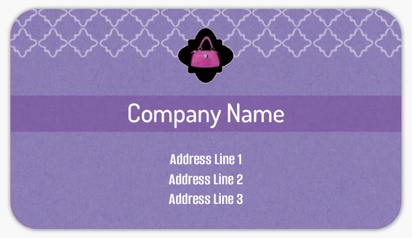Design Preview for Design Gallery: Fashion & Modelling Mailing Labels, 8.7 x 4.9 cm