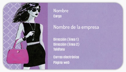 Vista previa del diseño de Galería de diseños de tarjetas de visita adhesivas para bolsos y complementos, Pequeño