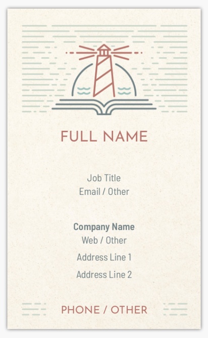Design Preview for Design Gallery: Guidance & Counseling Standard Business Cards, Standard (91 x 55 mm)