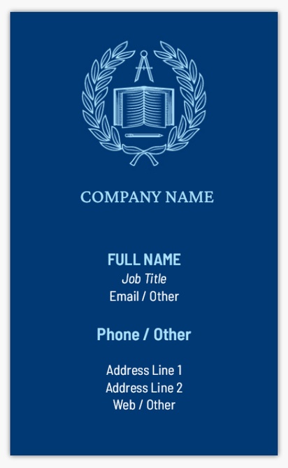 Design Preview for Design Gallery: Tutoring & Training Standard Business Cards, Standard (91 x 55 mm)