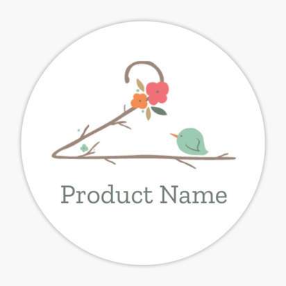 Design Preview for Design Gallery: Product & Packaging Labels, Circle 1.5"  3.8 x 3.8 cm 