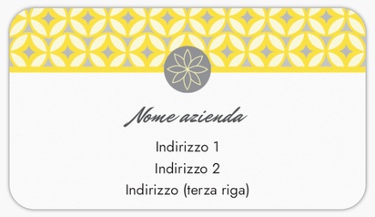 Anteprima design per Galleria di design: etichette postali per moderno e semplice, 8,7 x 4,9 cm