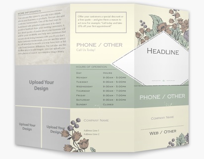 Design Preview for Design Gallery: Skin Care Custom Brochures, 8.5" x 11" Tri-fold
