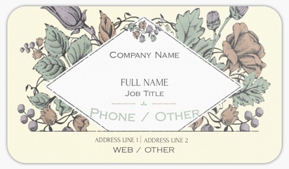 Design Preview for Retro & Vintage Rounded Corner Business Cards Templates, Standard (3.5" x 2")