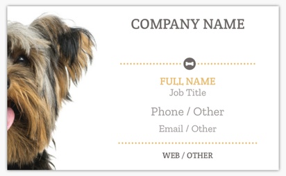 Design Preview for Design Gallery: Animals Standard Business Cards, Standard (91 x 55 mm)