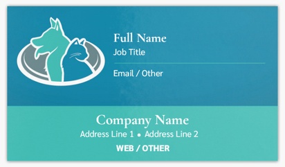 Design Preview for Pet Training Standard Business Cards Templates, Standard (3.5" x 2")
