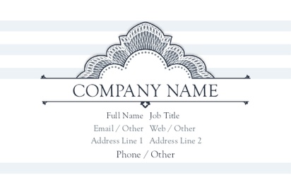 Design Preview for Design Gallery: Theatre Natural Uncoated Business Cards