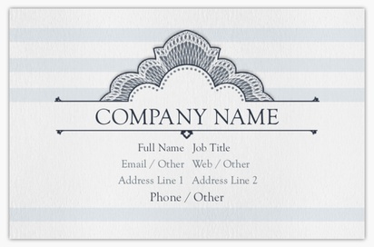 Design Preview for Design Gallery: Theatre Natural Uncoated Business Cards
