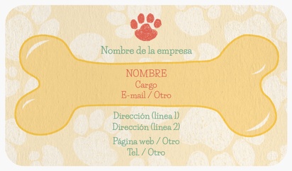 Un paseo de perros mascota diseño crema para Animales y mascotas