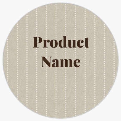 Design Preview for Design Gallery: Bags & Accessories Product Labels on Sheets, Circle 3.8 x 3.8 cm
