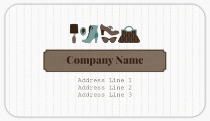 Design Preview for Design Gallery: Retail Mailing Labels, 8.7 x 4.9 cm