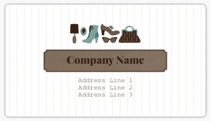 Design Preview for Design Gallery: Retail & Sales Mailing Labels, 8.7 x 4.9 cm