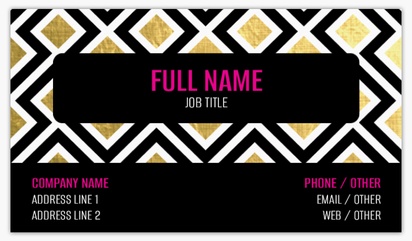 Design Preview for Design Gallery: Fashion & Modelling Matte Visiting Cards, Standard (89 x 51 mm)