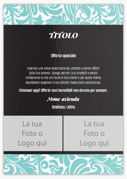 Anteprima design per Galleria di design: volantini per parrucchieri,  Senza piega A6 (105 x 148 mm)