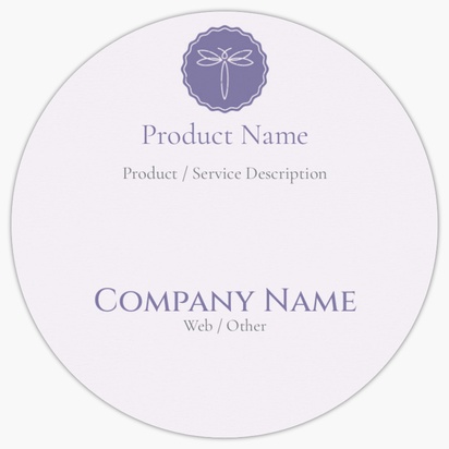 Design Preview for Design Gallery: Gift & Party Shops Product Labels on Sheets, Circle 7.6 x 7.6 cm