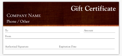 Design Preview for Design Gallery: Property & Estate Agents Custom Gift Certificates