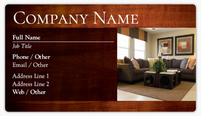 Design Preview for Templates for Home Staging Name Card Stickers 