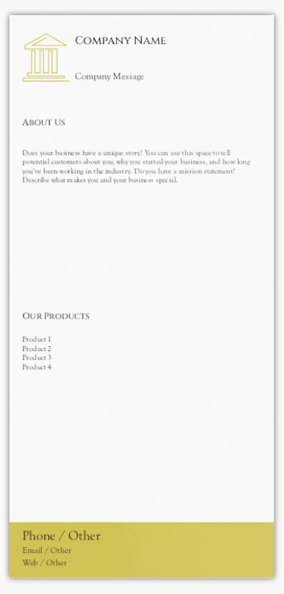 Design Preview for Design Gallery: Legal Flyers & Leaflets,  No Fold/Flyer DL (99 x 210 mm)