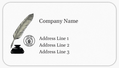 Design Preview for Design Gallery: Marketing & Public Relations Mailing Labels, 8.7 x 4.9 cm