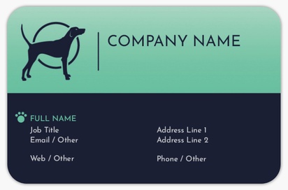 Design Preview for Design Gallery: Pet Sitting & Dog Walking Rounded Corner Business Cards, Rounded Standard (85 x 55 mm)