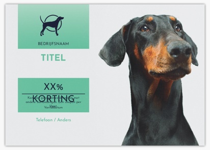 Voorvertoning ontwerp voor Ontwerpgalerij: Honden Flyers en folders,  Geen vouwlijn A6 (105 x 148 mm)