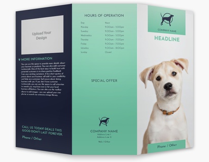 Design Preview for Design Gallery: Pet Training Custom Brochures, 8.5" x 11" Tri-fold