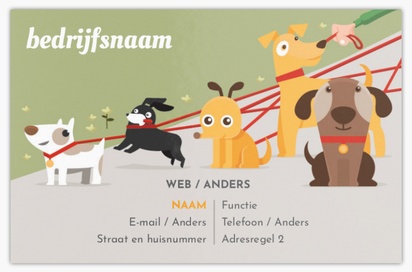 Voorvertoning ontwerp voor Ontwerpgalerij: Huisdierentraining Extra dikke visitekaartjes, Standaard (85 x 55 mm)