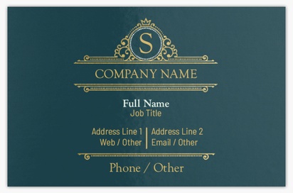 Design Preview for Design Gallery: Travel Agencies Metallic Business Cards