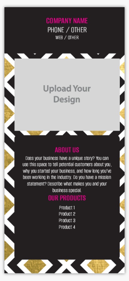 Design Preview for Design Gallery: Retail & Sales Rate Cards
