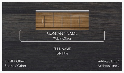 Design Preview for Design Gallery: Kitchen & Bathroom Remodeling Natural Textured Business Cards