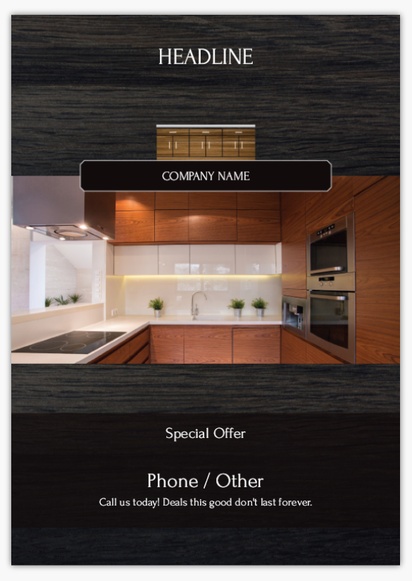 Design Preview for Design Gallery: Kitchen & Bathroom Flyers, None A4