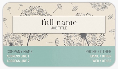 Design Preview for Therapy Rounded Corner Business Cards Templates, Standard (3.5" x 2")