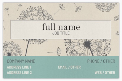 Design Preview for Design Gallery: Therapy Natural Uncoated Business Cards