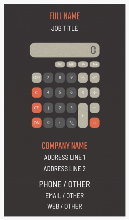 Design Preview for Design Gallery: Accounting & Tax Advice Natural Textured Business Cards