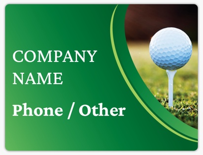 A player country club green brown design for Modern & Simple