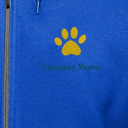 Design Preview for Design Gallery: Hoodies, Royal Blue