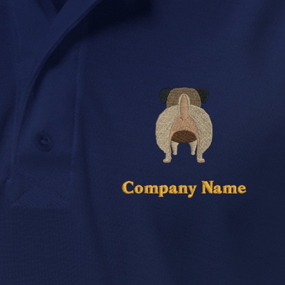 Design Preview for Design Gallery: Animals & Pet Care Adidas Men's Polo T-Shirts