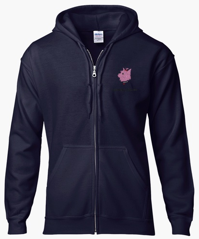 Design Preview for Design Gallery: Animals & Pet Care Zip Up Hoodies