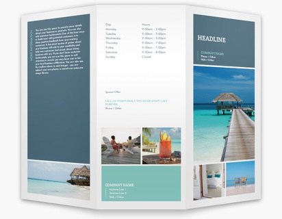 Design Preview for Design Gallery: Travel Agencies Custom Brochures, 8.5" x 11" Tri-fold