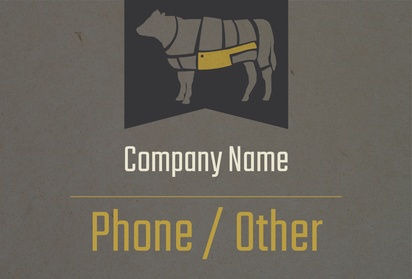 Design Preview for Design Gallery: Butcher Shops Corflute Signs, 305 x 457 mm